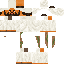 Minecraft skin texture, 64x64 pixels