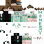 Minecraft skin texture, 64x64 pixels