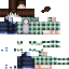 Minecraft skin texture, 64x64 pixels