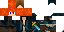 Minecraft skin texture, 64x32 legacy pixels