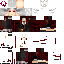 Minecraft skin texture, 64x64 pixels