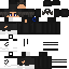 Minecraft skin texture, 64x64 pixels