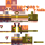 Minecraft skin texture, 64x64 pixels