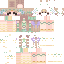 Minecraft skin texture, 64x64 pixels
