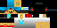 Minecraft skin texture, 64x32 legacy pixels