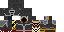 Minecraft skin texture, 64x32 legacy pixels