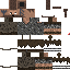 Minecraft skin texture, 64x64 pixels