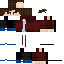 Minecraft skin texture, 64x64 pixels