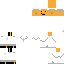 Minecraft skin texture, 64x64 pixels