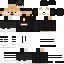 Minecraft skin texture, 64x64 pixels