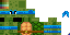 Minecraft skin texture, 64x32 legacy pixels