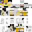 Minecraft skin texture, 64x64 pixels