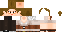 Minecraft skin texture, 64x32 legacy pixels
