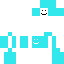 Minecraft skin texture, 64x64 pixels