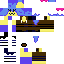 Minecraft skin texture, 64x64 pixels