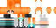 Minecraft skin texture, 64x32 legacy pixels