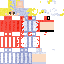 Minecraft skin texture, 64x64 pixels