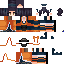 Minecraft skin texture, 64x64 pixels