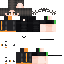 Minecraft skin texture, 64x64 pixels