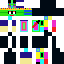 Minecraft skin texture, 64x64 pixels