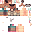 Minecraft skin texture, 64x64 pixels