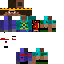 Minecraft skin texture, 64x64 pixels