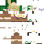 Minecraft skin texture, 64x64 pixels