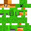 Minecraft skin texture, 64x64 pixels