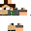 Minecraft skin texture, 64x64 pixels