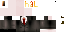 Minecraft skin texture, 64x32 legacy pixels