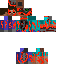 Minecraft skin texture, 64x64 pixels