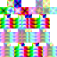 Minecraft skin texture, 64x64 pixels