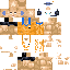 Minecraft skin texture, 64x64 pixels