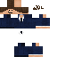 Minecraft skin texture, 64x64 pixels