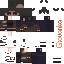 Minecraft skin texture, 64x64 pixels