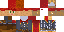 Minecraft skin texture, 64x32 legacy pixels
