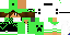 Minecraft skin texture, 64x32 legacy pixels