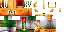 Minecraft skin texture, 64x32 legacy pixels