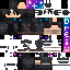 Minecraft skin texture, 64x64 pixels