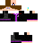 Minecraft skin texture, 64x64 pixels