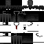 Minecraft skin texture, 64x64 pixels