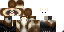 Minecraft skin texture, 64x32 legacy pixels