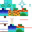Minecraft skin texture, 64x64 pixels