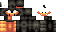 Gray Minecraft skin texture, 64x32 legacy pixels