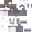 Minecraft skin texture, 64x64 pixels