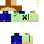 Minecraft skin texture, 64x64 pixels