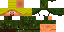 Minecraft skin texture, 64x32 legacy pixels