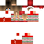 Minecraft skin texture, 64x64 pixels