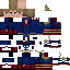 Minecraft skin texture, 64x64 pixels