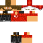 Minecraft skin texture, 64x64 pixels